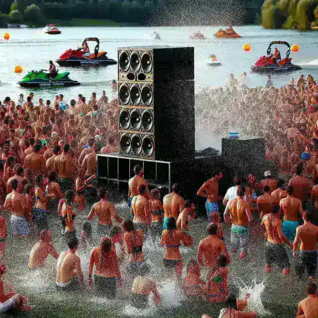 JBL Lanza Altavoces Resisten al Agua para Festival